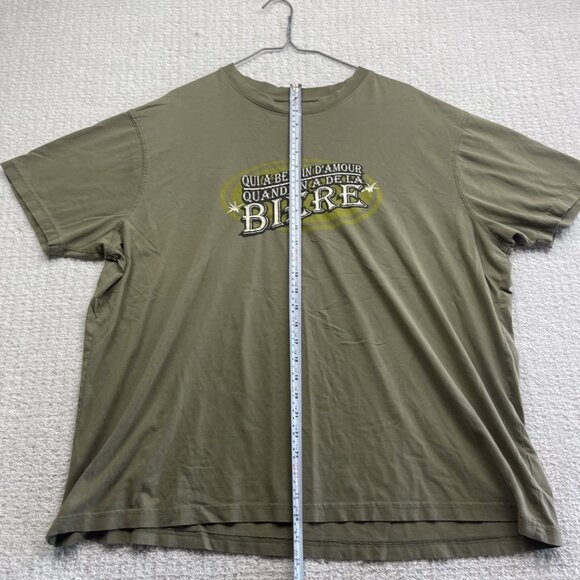725 Originals Shirt Men XL Qui a besoin d’amour quand on a de la bière QC Humour - Picture 9 of 15